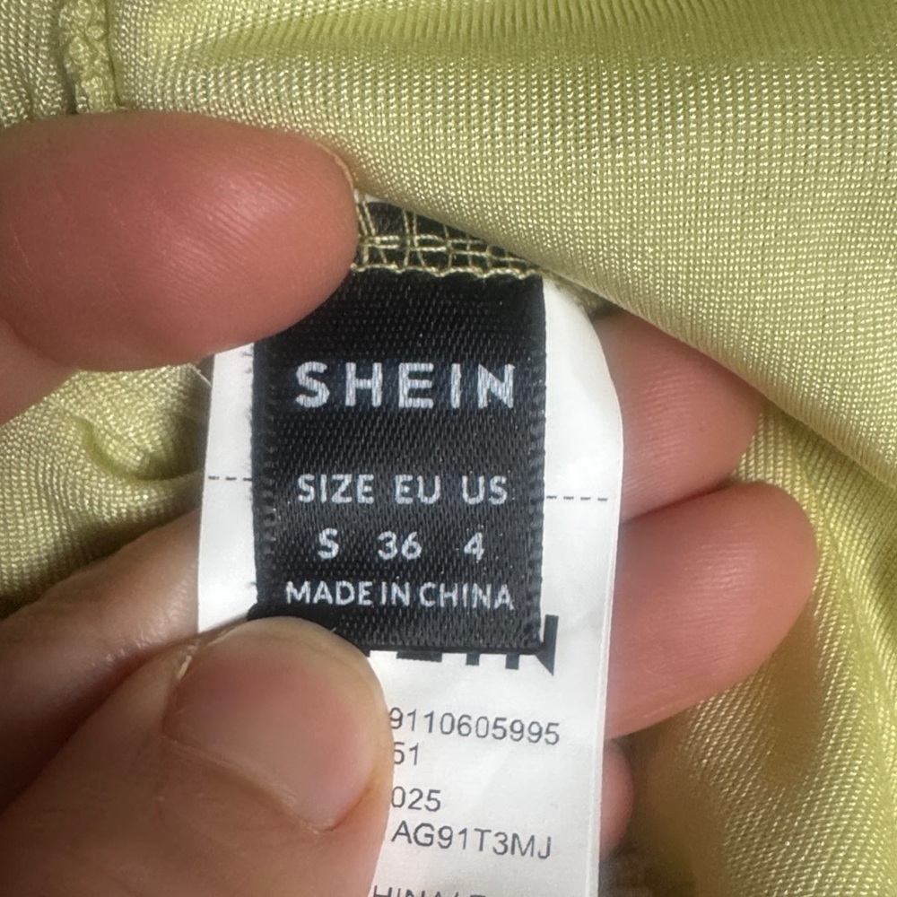 SHEIN Gold Halter Mini Dress - Picture 6 of 6